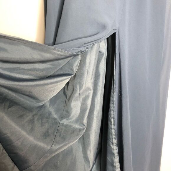 Jenny Yoo Blue Bell Kara Chiffon Gown EUC 8 - Picture 7 of 12